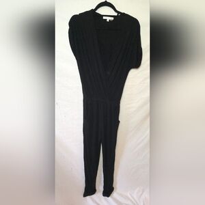 YFB Young Fabulous & Broke Black Soft Modal Short Sleeve Jumpsuit Size XS